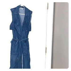 Jean dress wrap